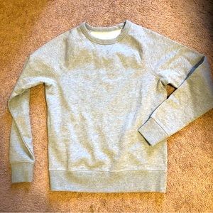 Everlane Unisex The Classic French Terry Crew XXS NWOT Heather Grey